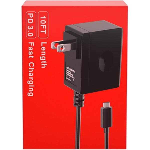 Switchのプラグ Amazon.com: Nintendo Switch AC Adapter